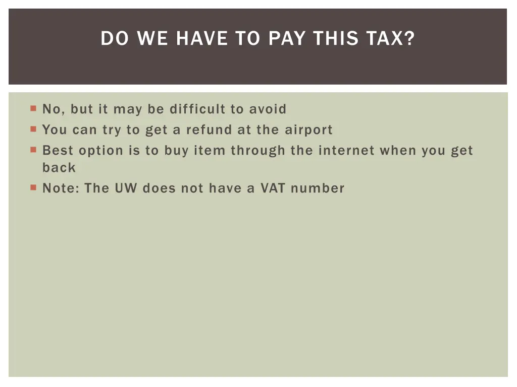 do we have to pay this tax