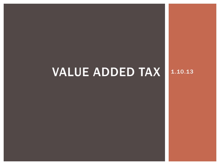 value added tax