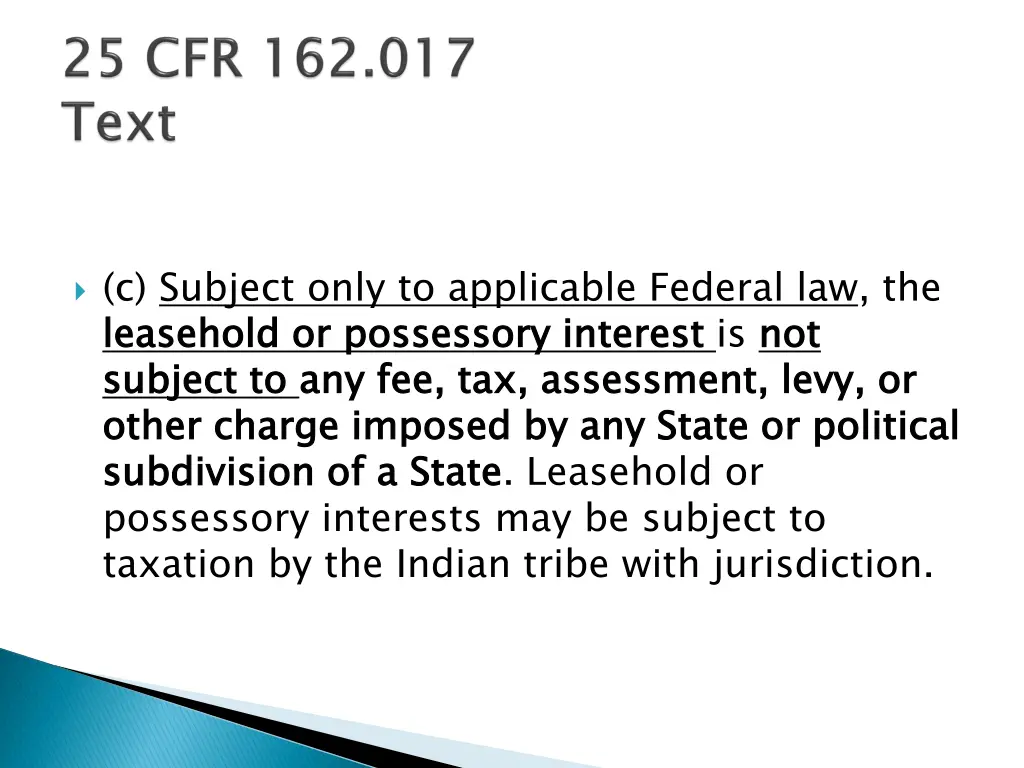 c subject only to applicable federal