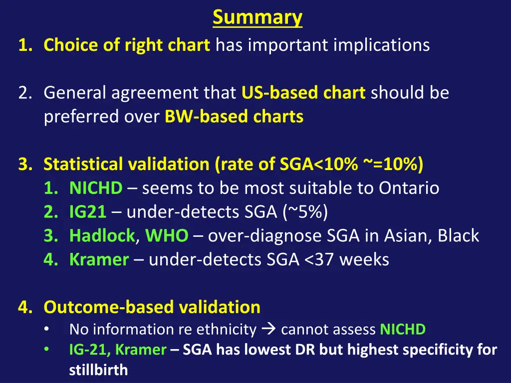 summary