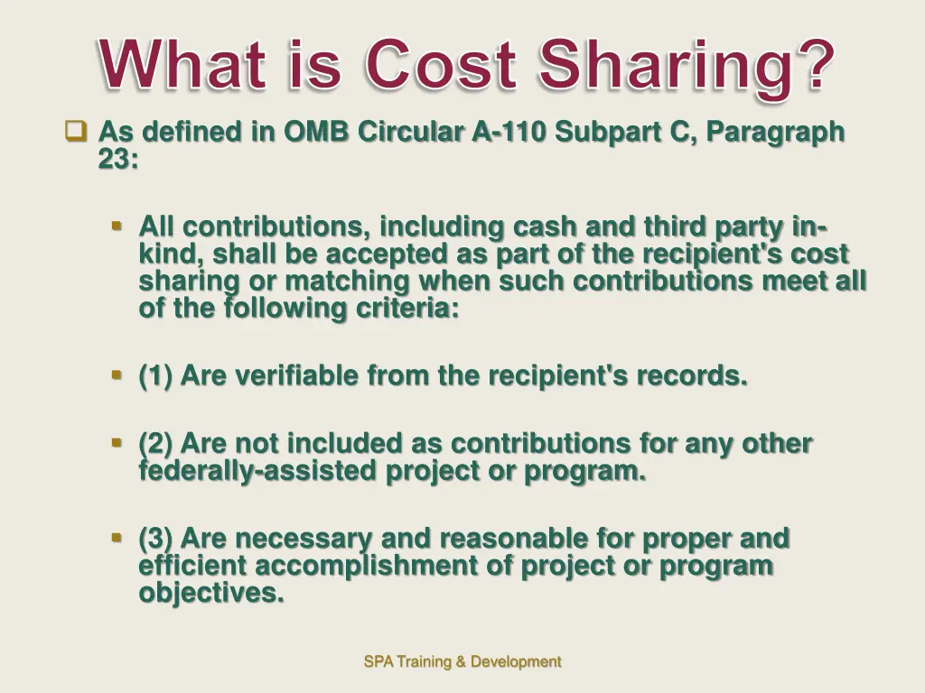 what is cost sharing