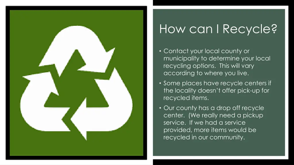 how can i recycle