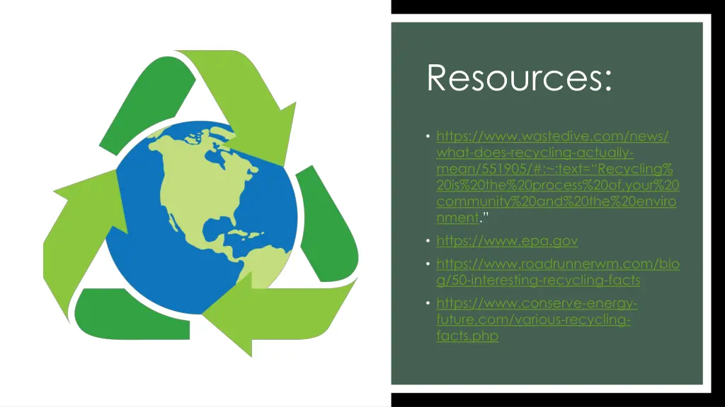 resources