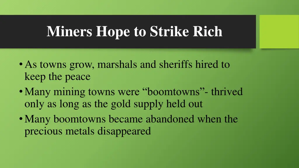 miners hope to strike rich 2