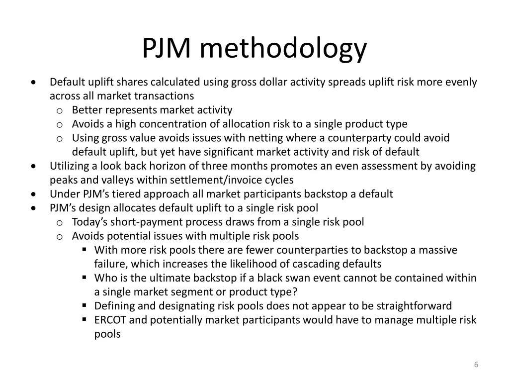 pjm methodology