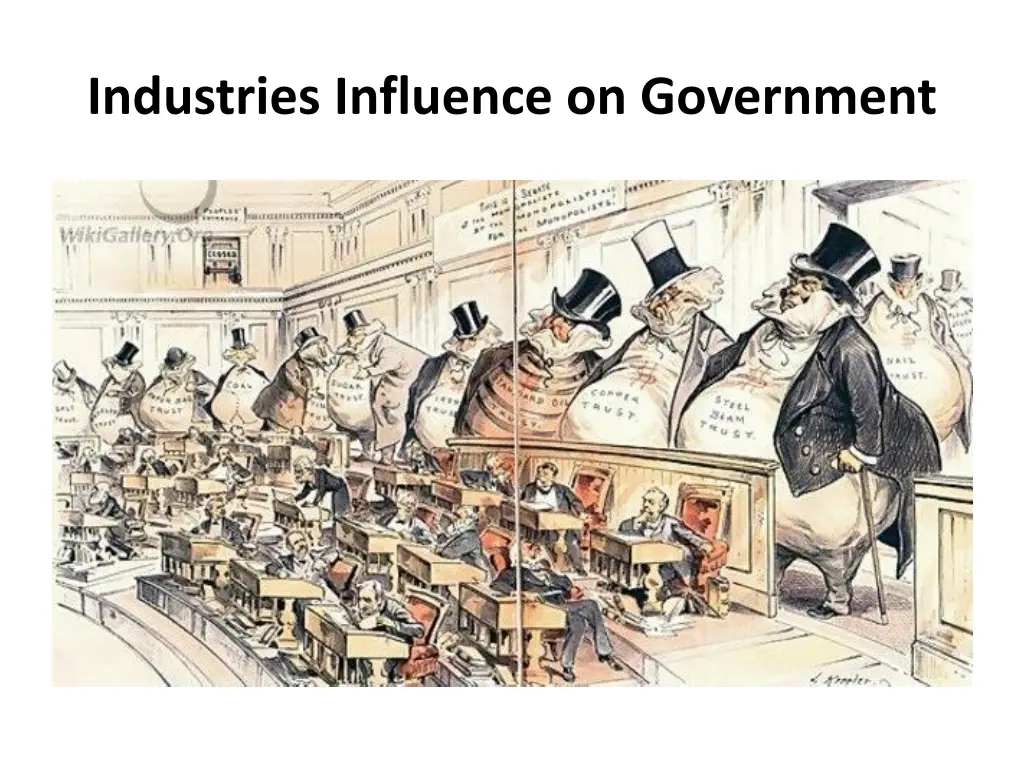 industries influence on government