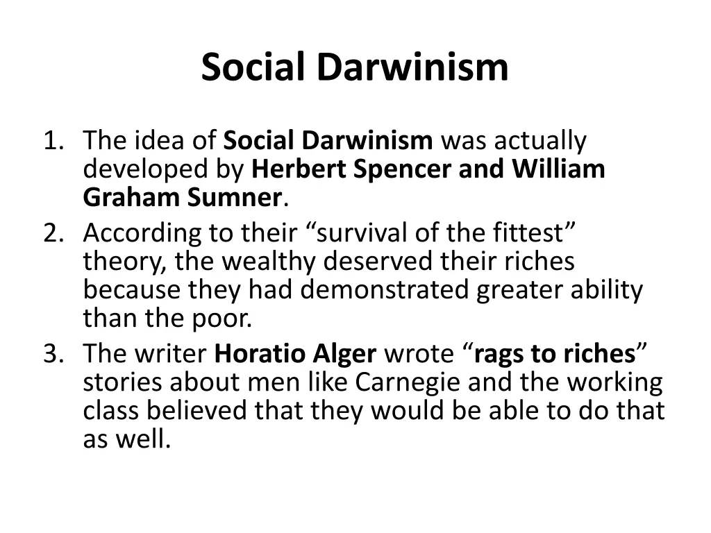 social darwinism