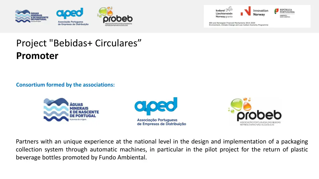 project bebidas circulares promoter