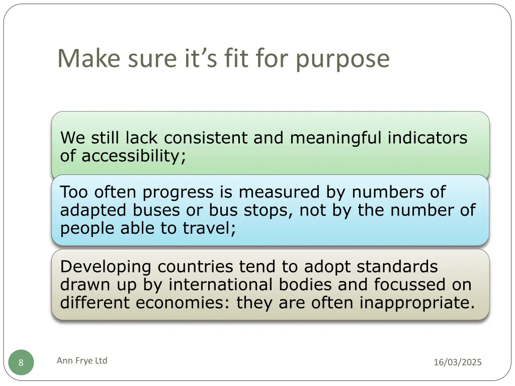 make sure it s fit for purpose