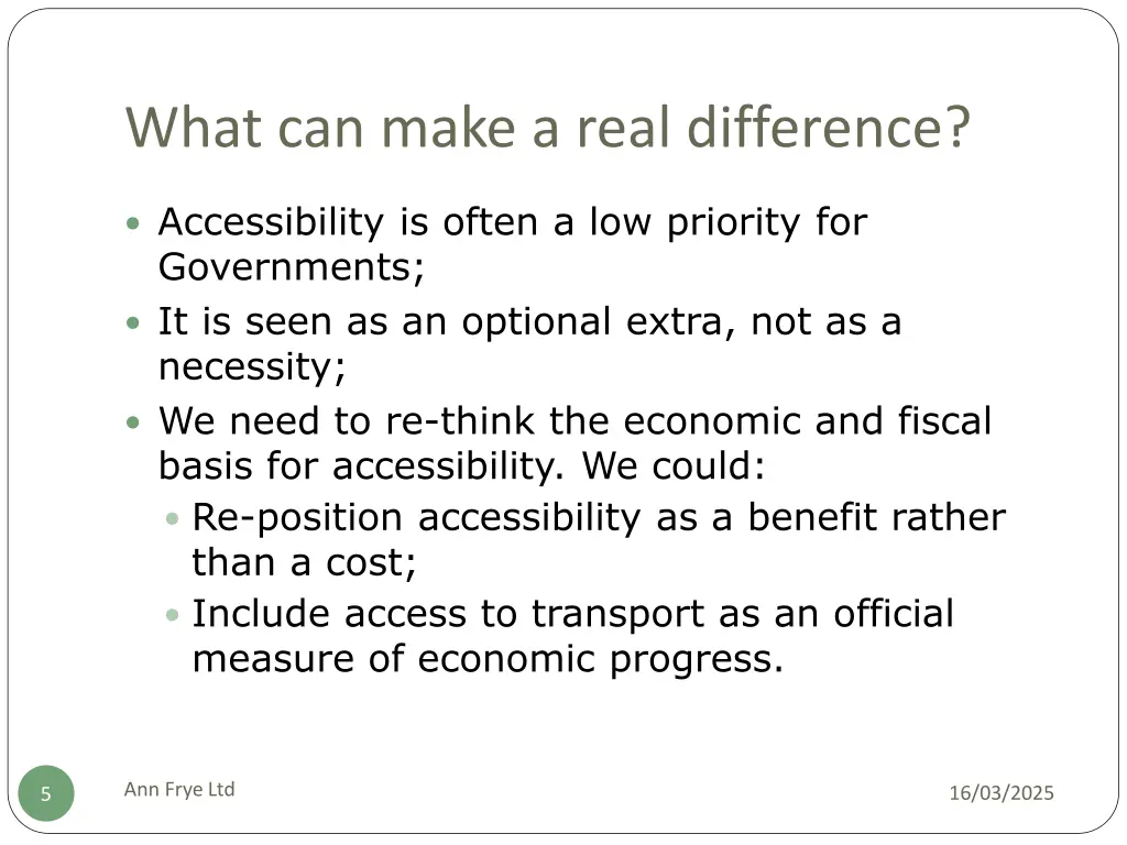 what can make a real difference