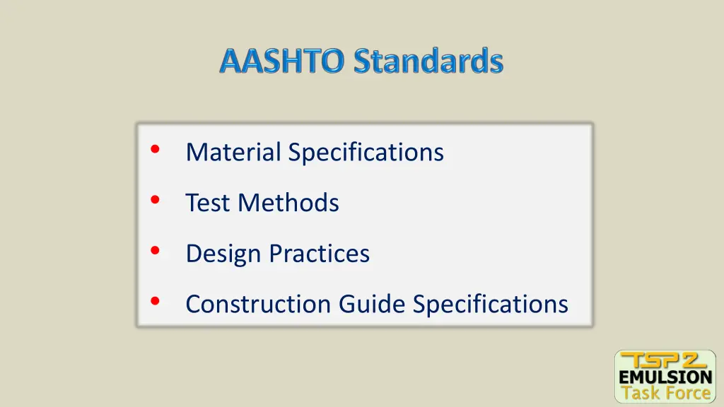 material specifications test methods design