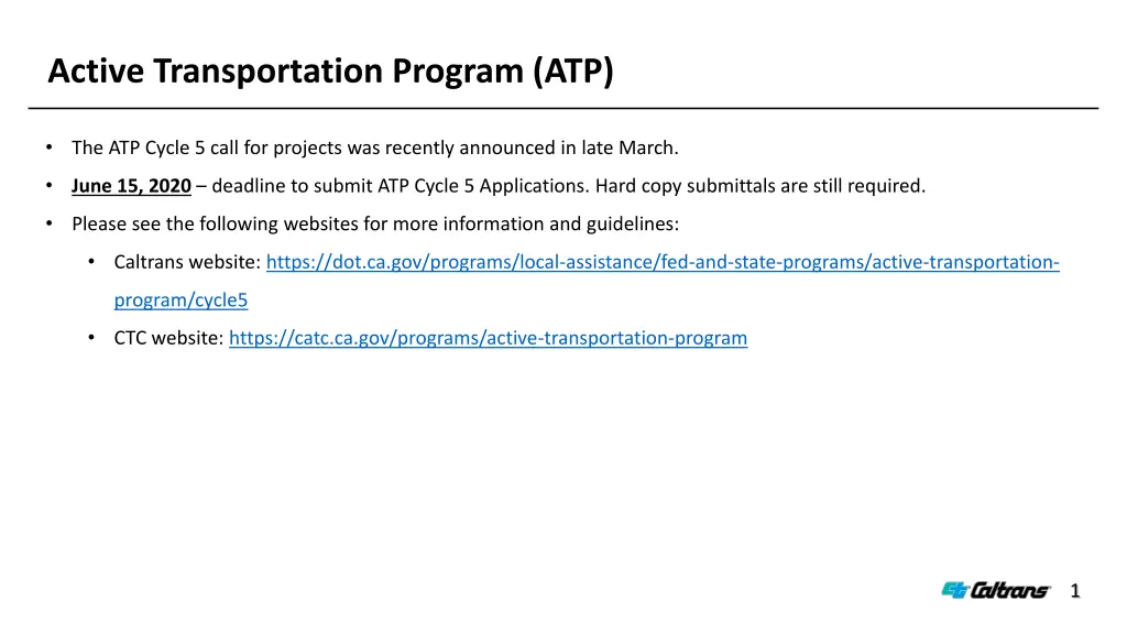 active transportation program atp