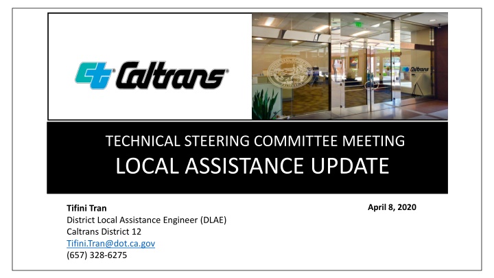 technical steering committee meeting local