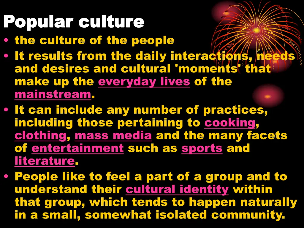 popular culture popular culture the culture