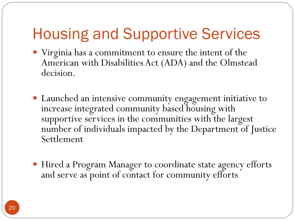 housing and supportive services virginia