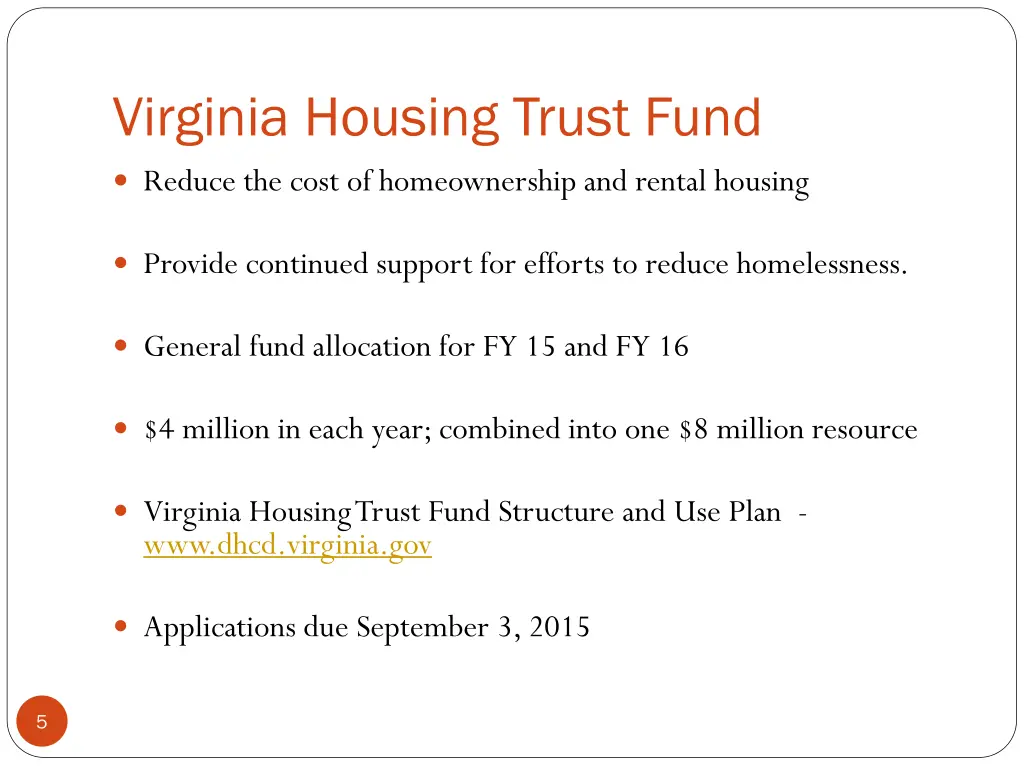 virginia housing trust fund