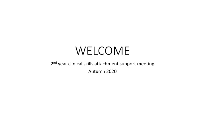 welcome