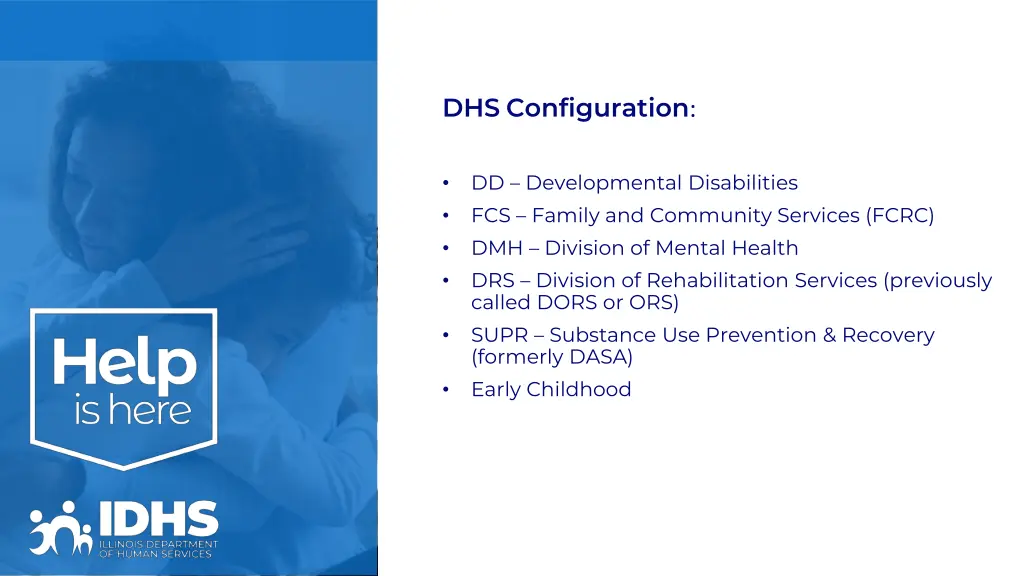 dhs configuration