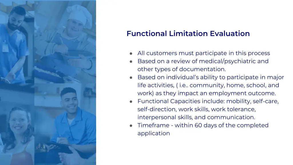 functional limitation evaluation