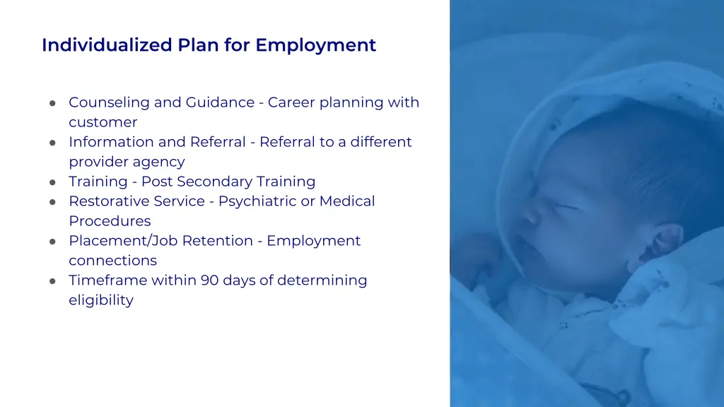 individualized plan for employment