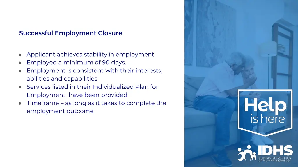 successful employment closure