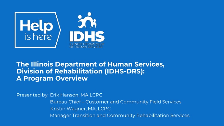 the illinois department of human services