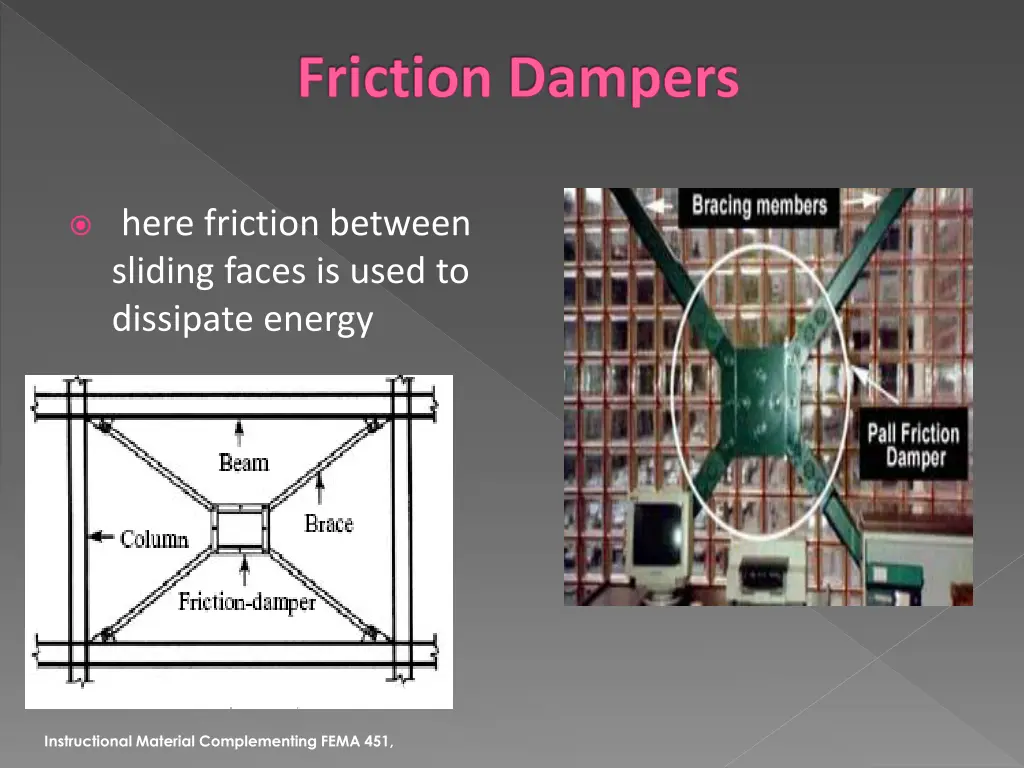 friction dampers