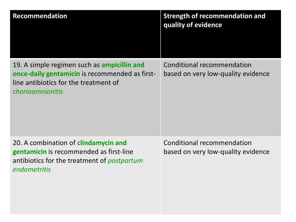 recommendation 5