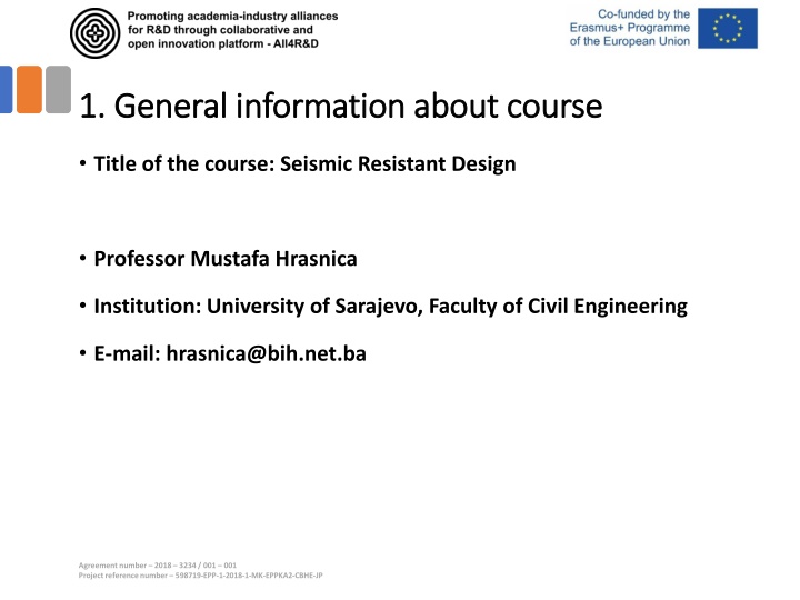 1 general information about course 1 general