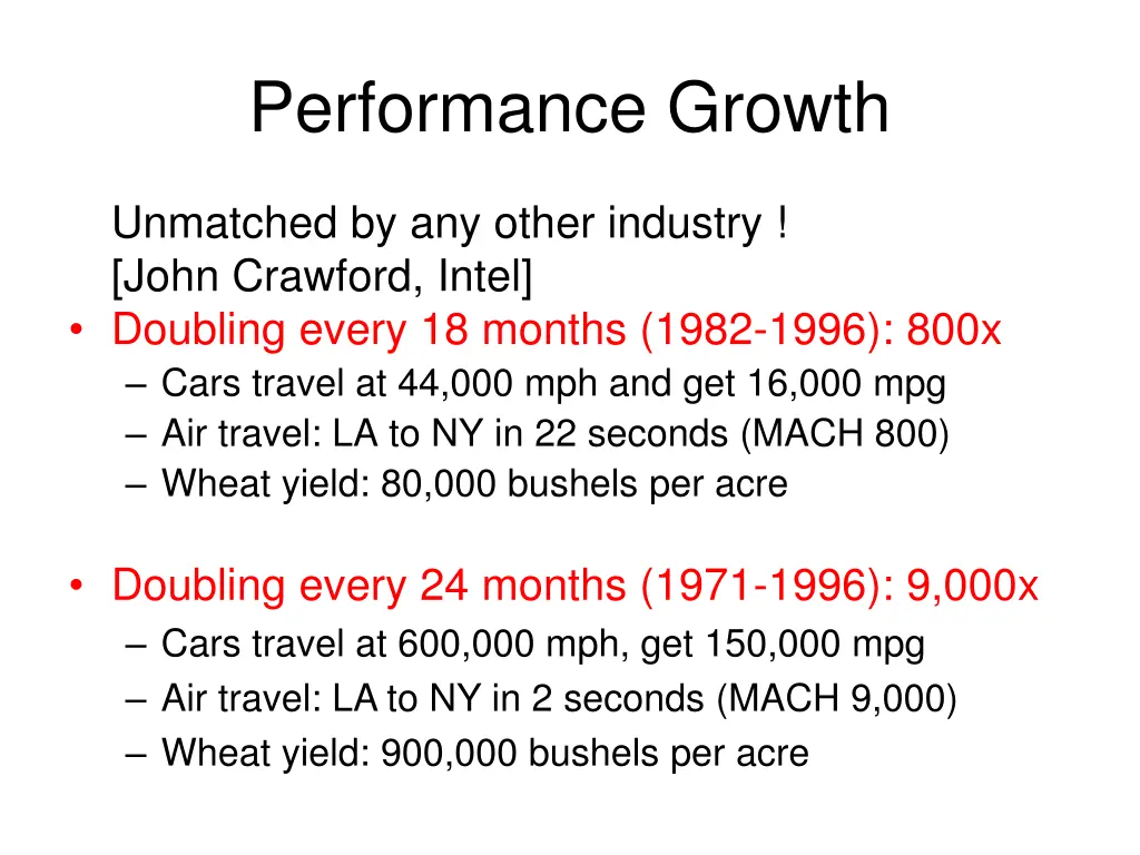 performance growth