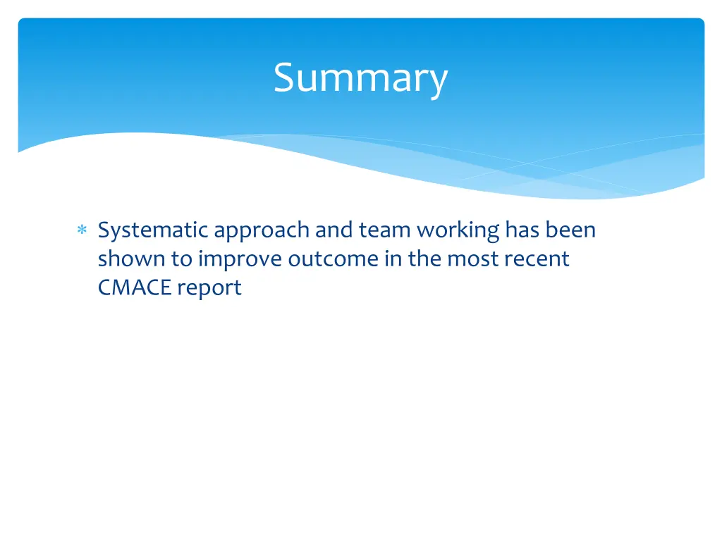 summary