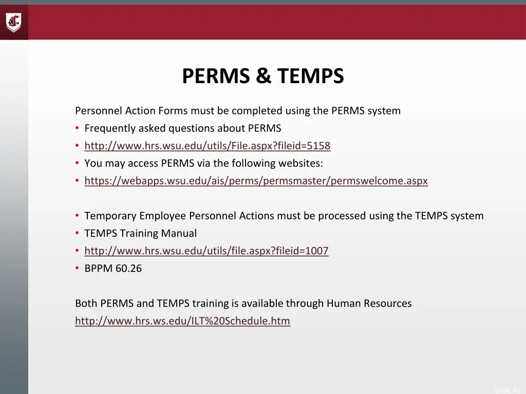 perms temps