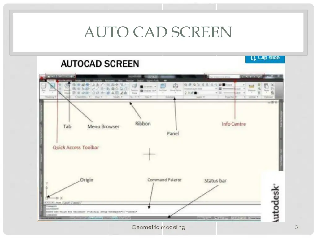 auto cad screen