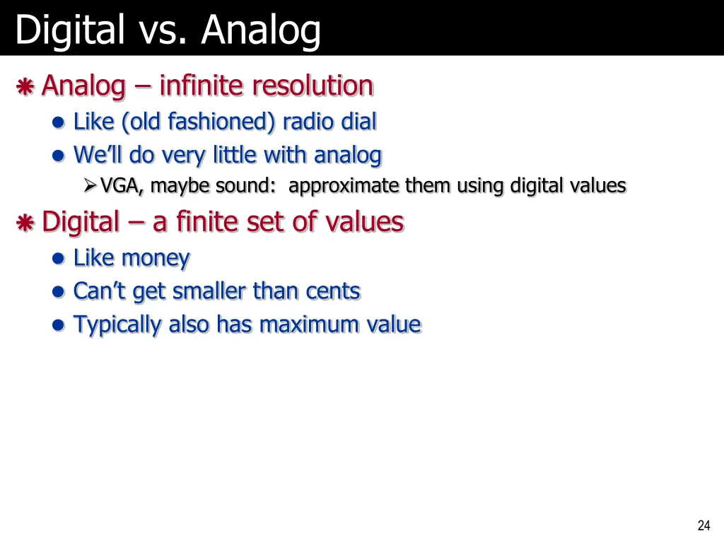 digital vs analog