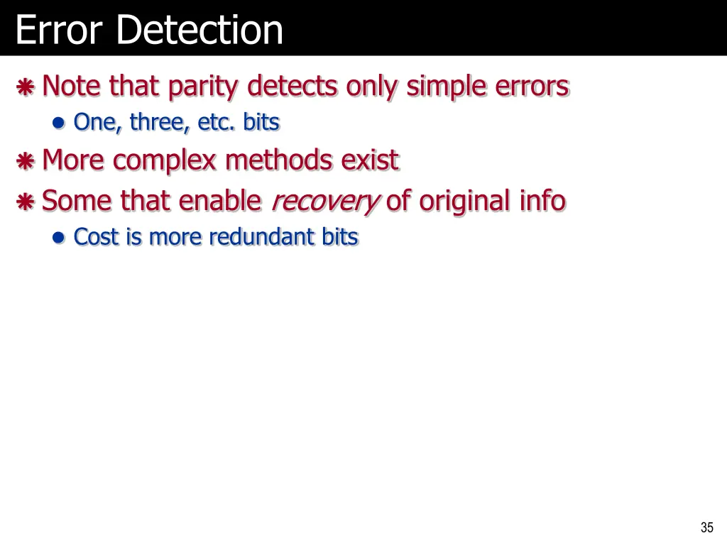 error detection