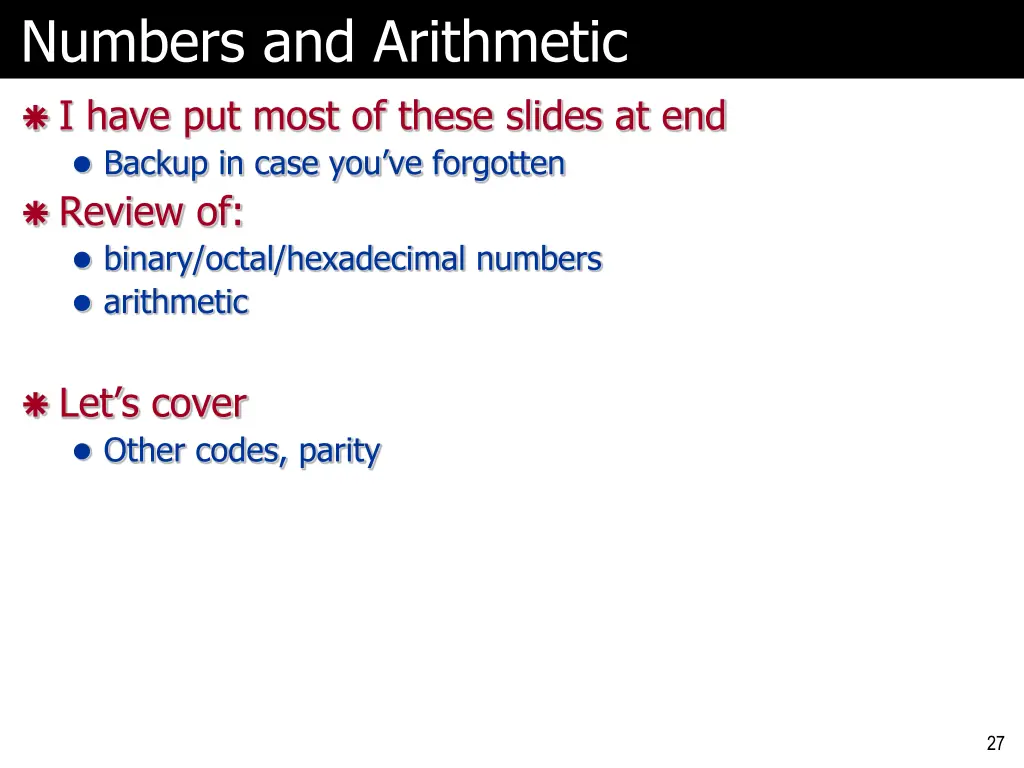 numbers and arithmetic i have put most of these