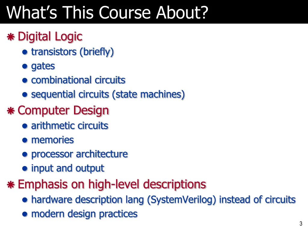 what s this course about