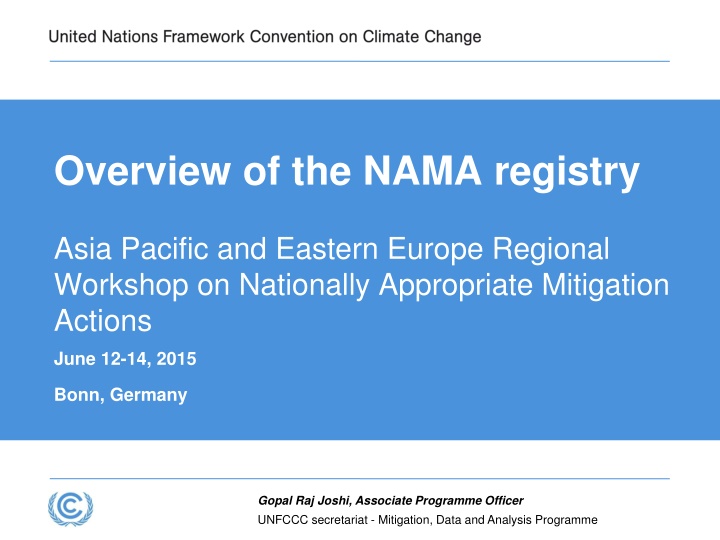 overview of the nama registry