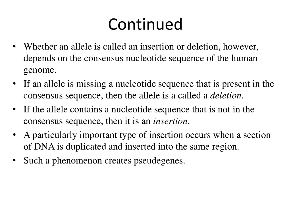 continued 1