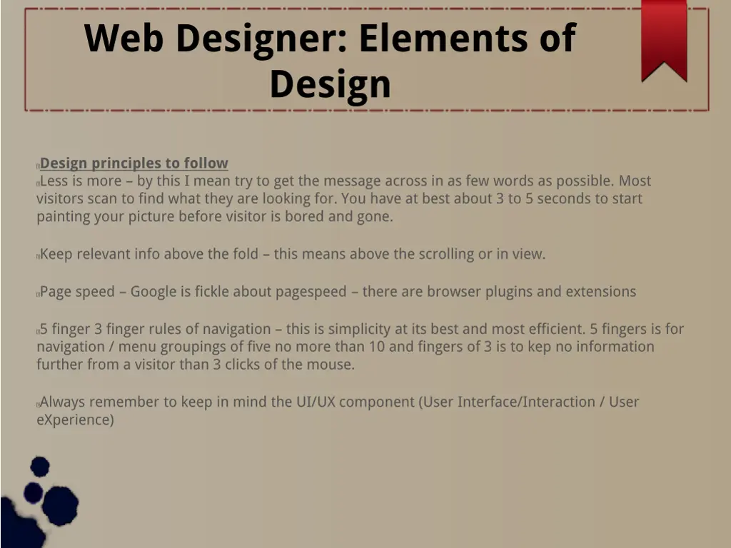 web designer elements of design 5