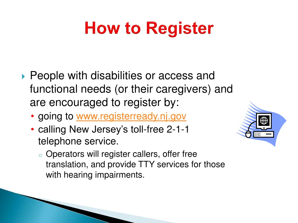 people with disabilities or access and functional