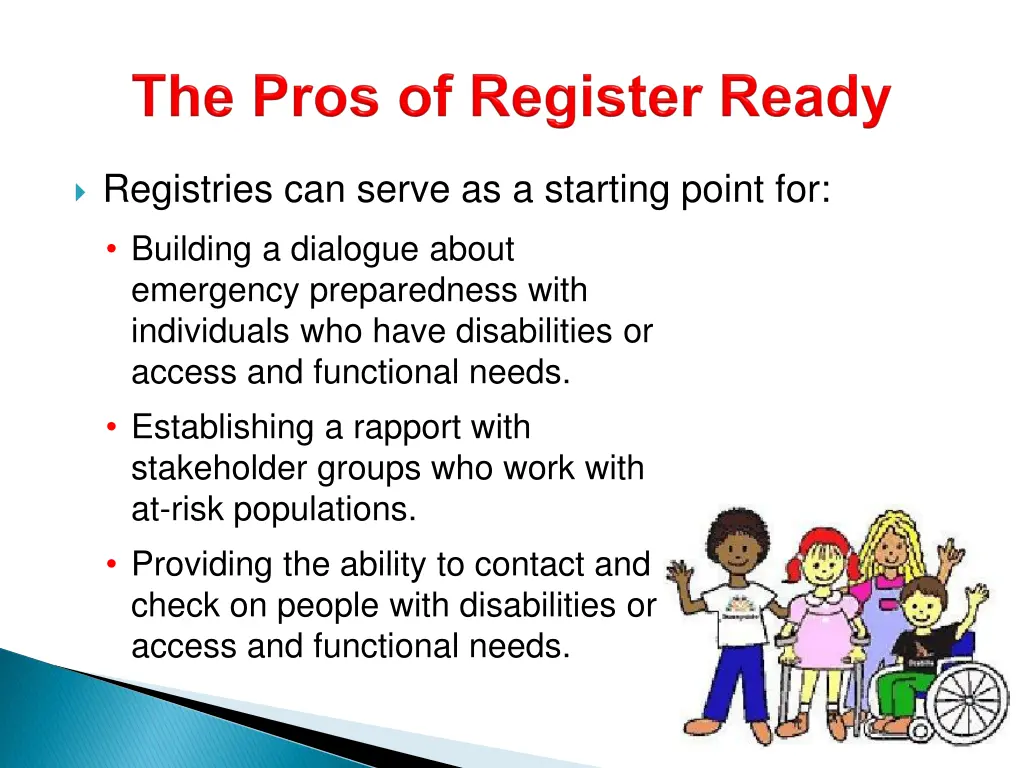 registries can serve as a starting point for