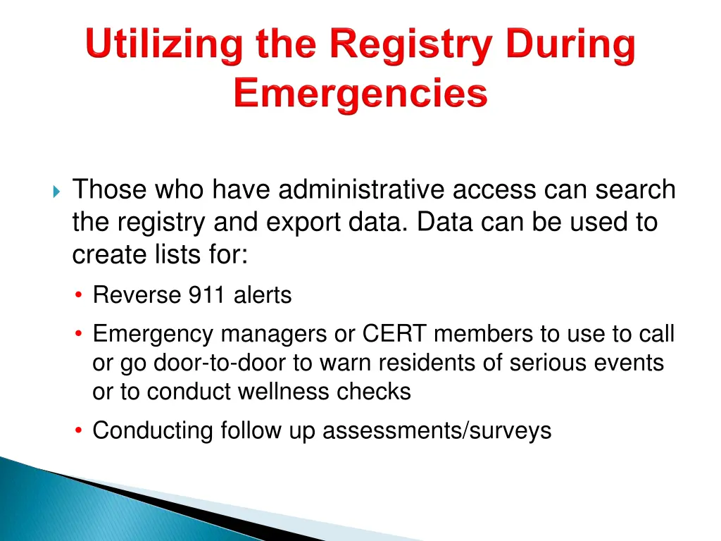 those who have administrative access can search