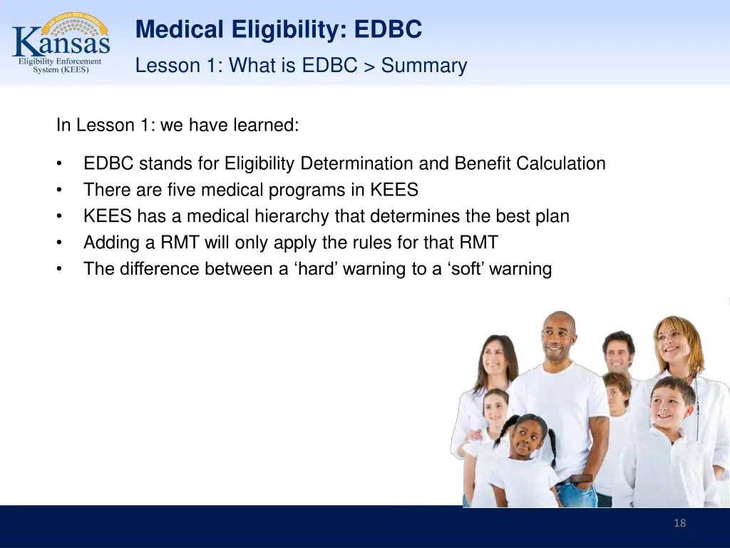 medical eligibility edbc 15