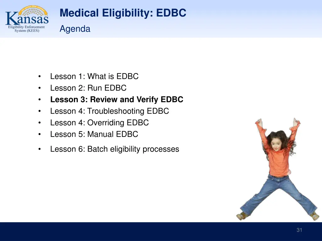 medical eligibility edbc 28