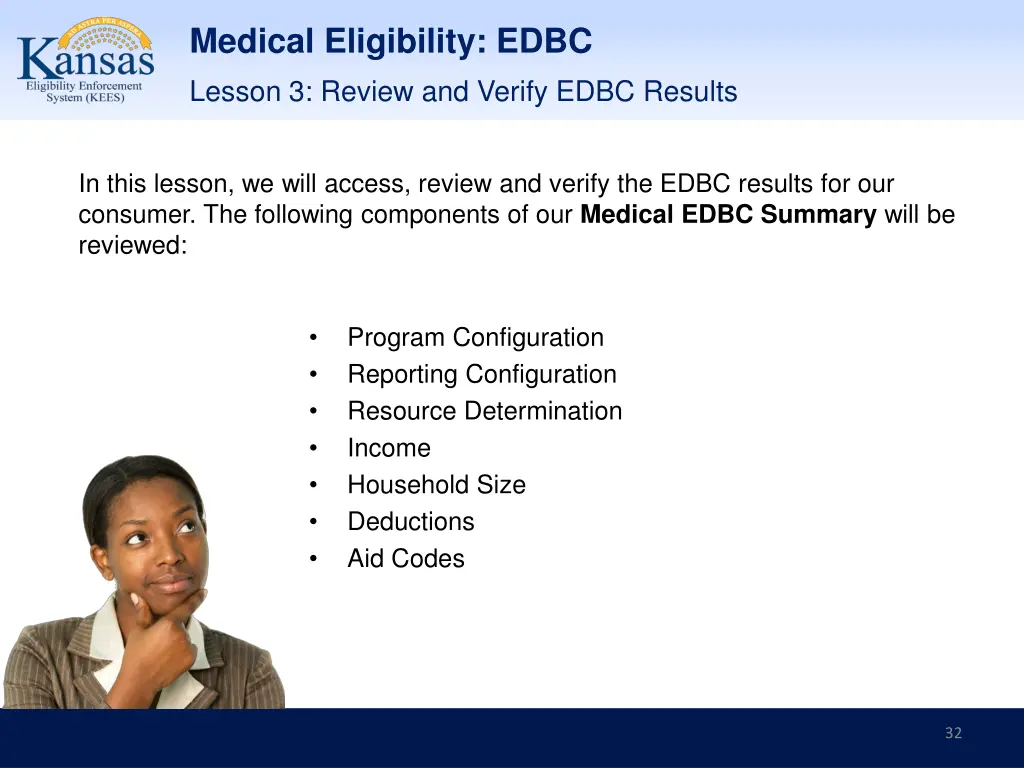 medical eligibility edbc 29