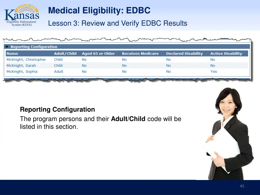 medical eligibility edbc lesson 3 review 6