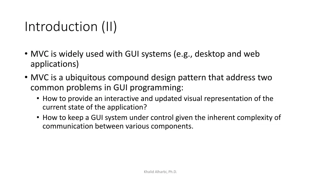 introduction ii