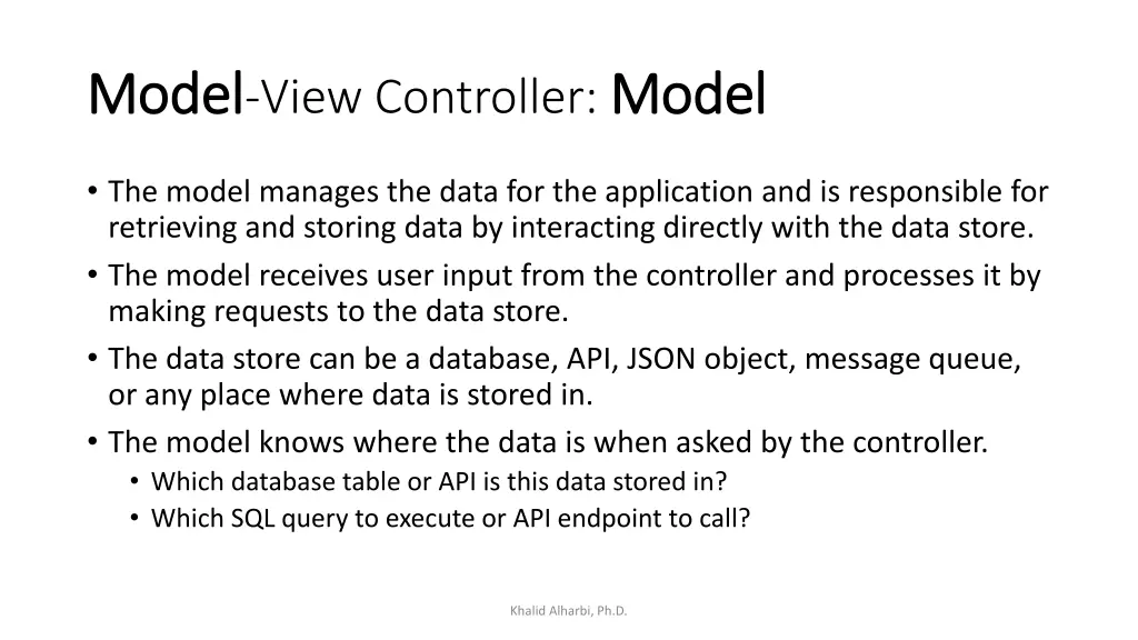 model model view controller model