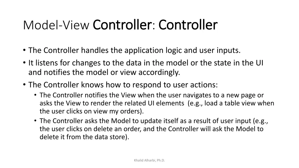 model view controller